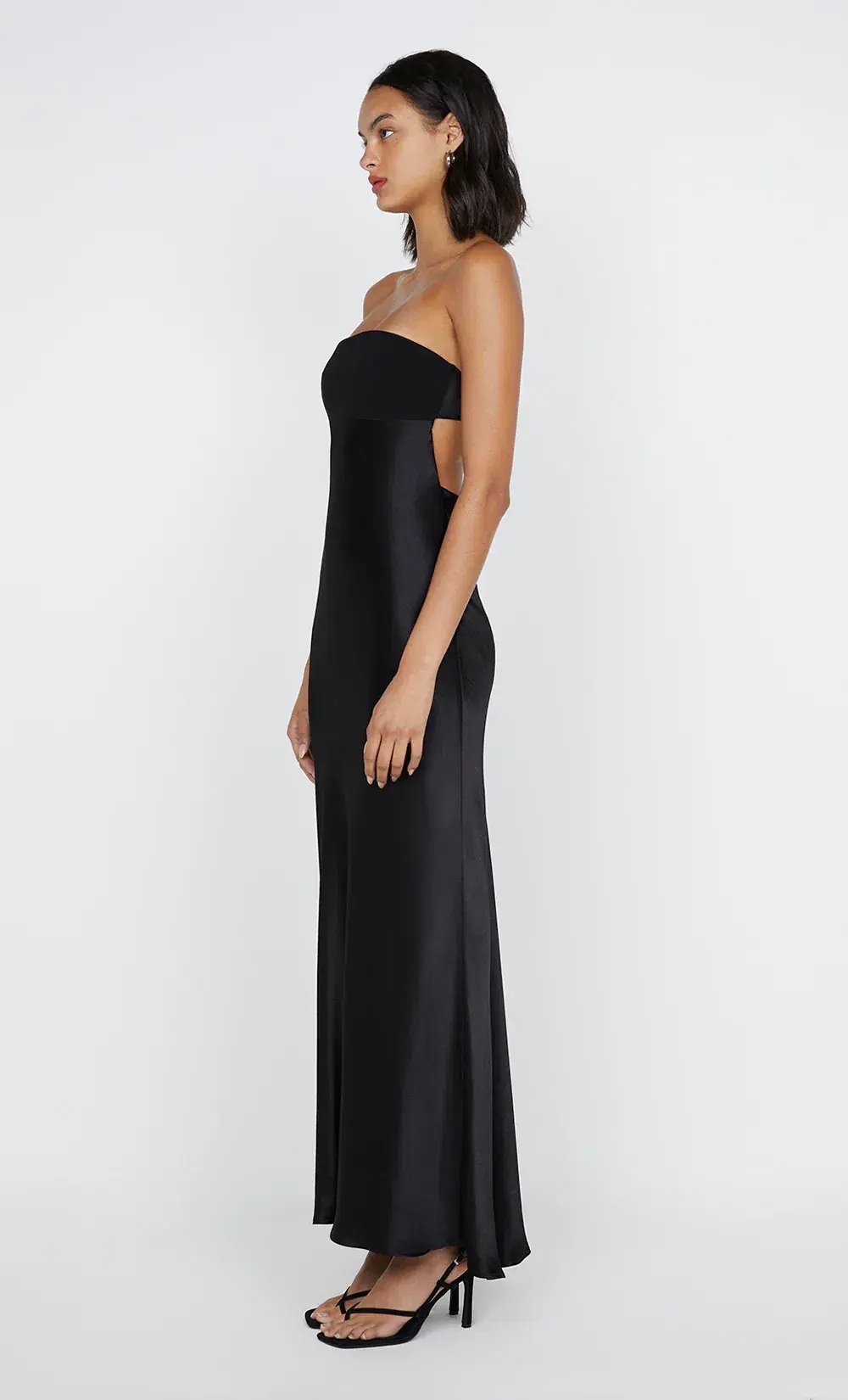 Bec & Bridge Zari Strapless Maxi Dress Black Size 10 photo 2