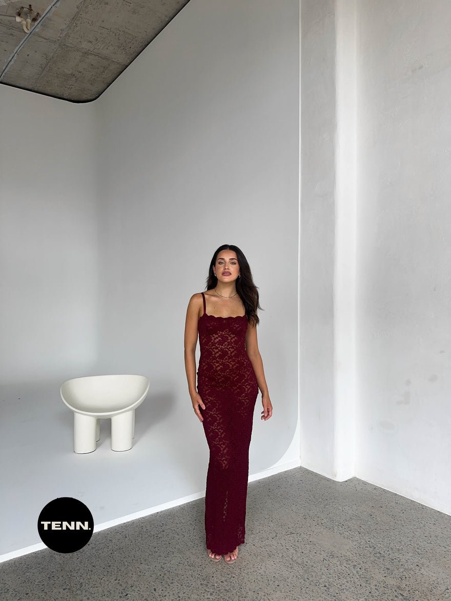 Arcina Ori Margot Dress - Wine photo 3