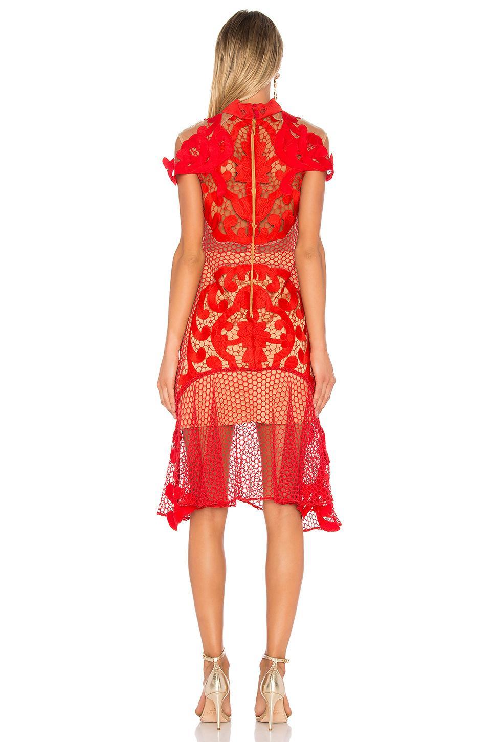 Thurley Rose Ceremony Dress Red Size 12 photo 3
