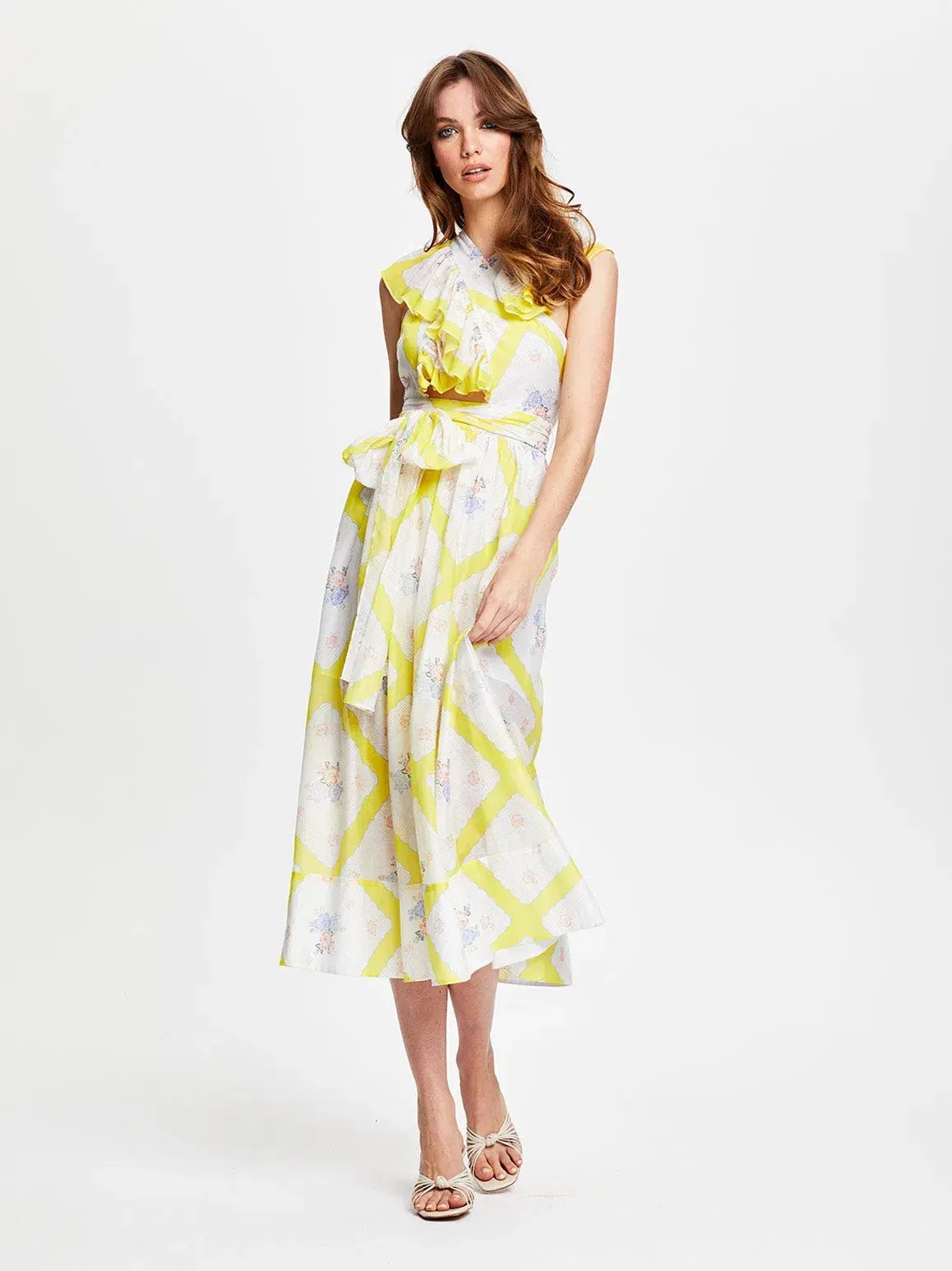 Alice McCall LA Girl Midi Dress Citrus Size 6 photo 4