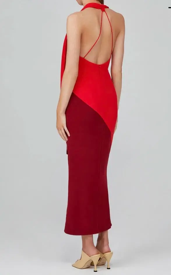 Acler Flora Dress Red Size 8 photo 5