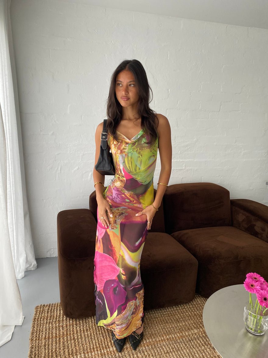 Aune Collections Dawana Cowl Maxi Dress photo 2