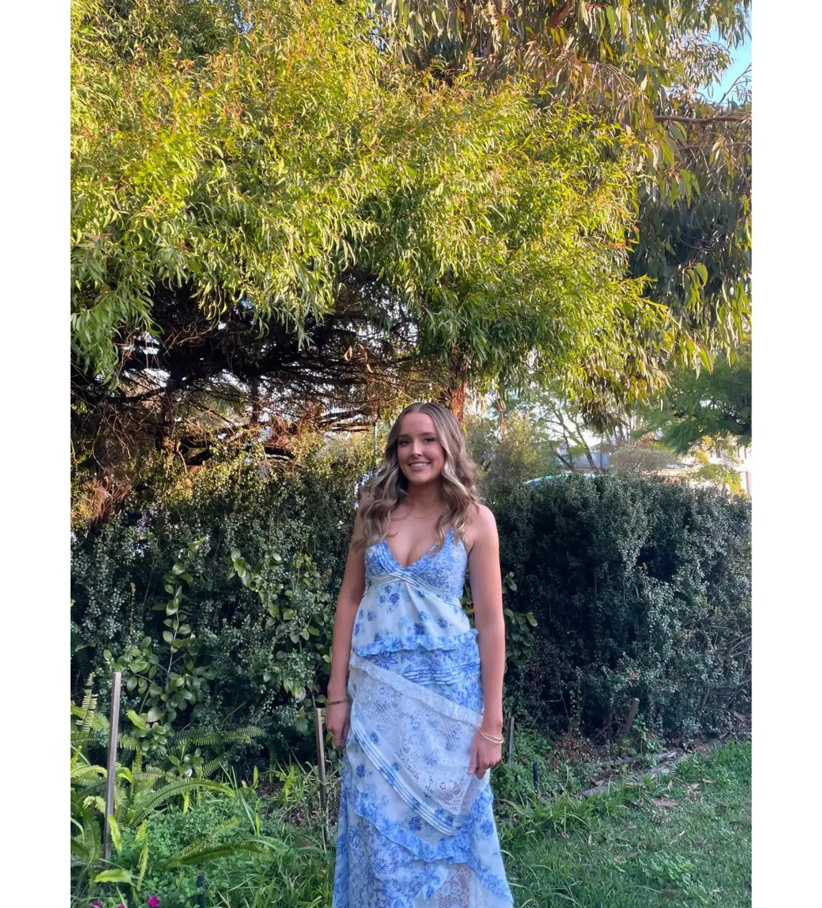 For Love & Lemons Green Rosalyn Maxi Size M/ AU 10 photo 3