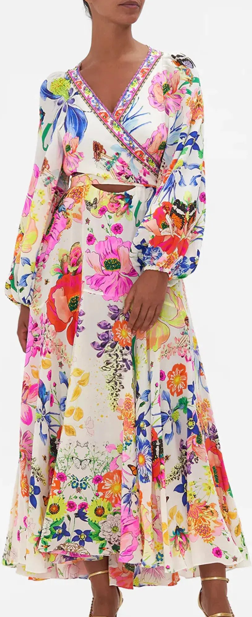 Camilla Wrap Tie Dress Fairy Gang Size 8 photo 7