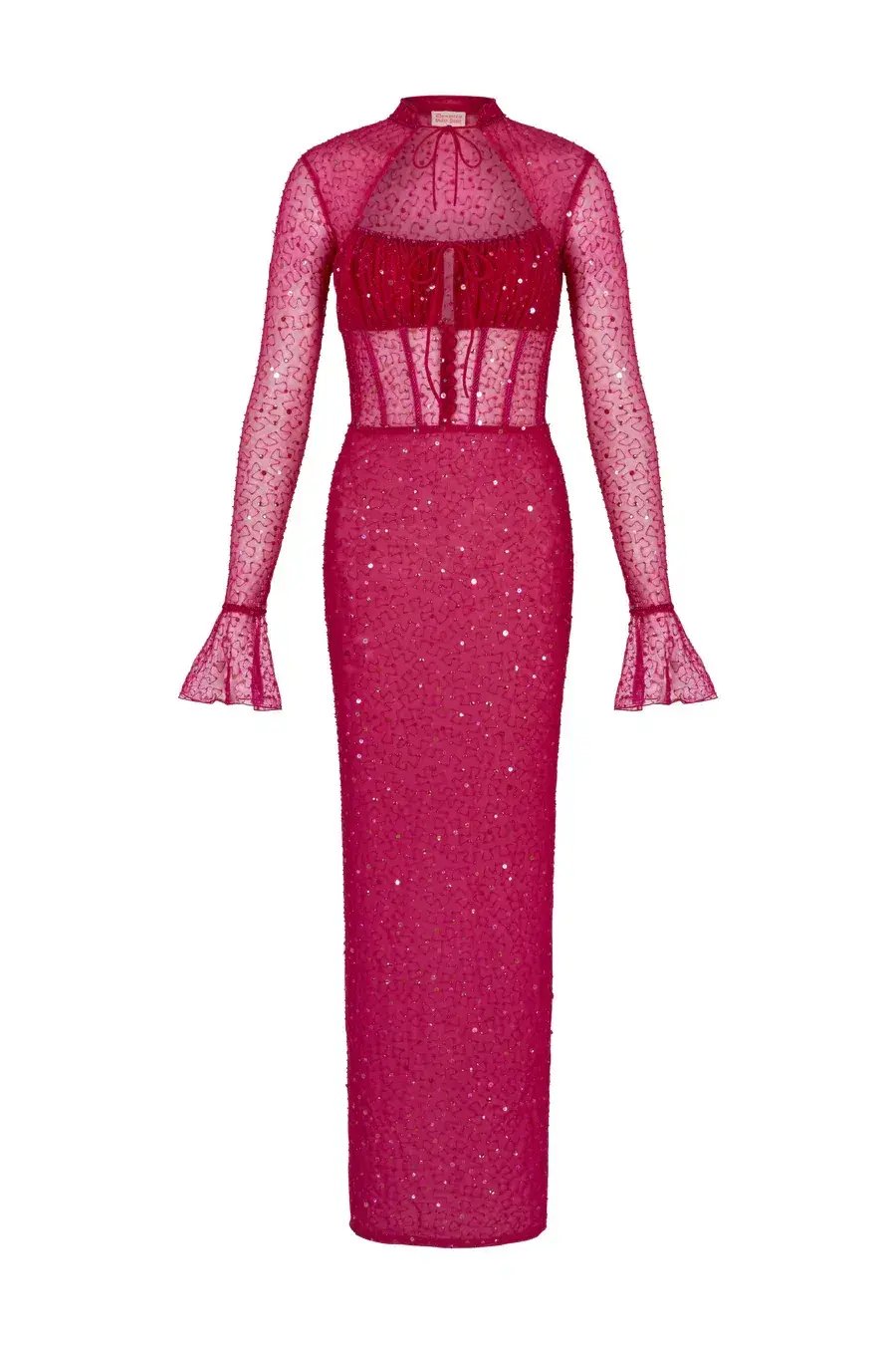 Dyspnea Vampress Midi Dress Pink Size 10 photo 4