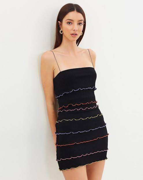 Bec & Bridge La Bambi Mini Dress Black Size AU 6 photo 3