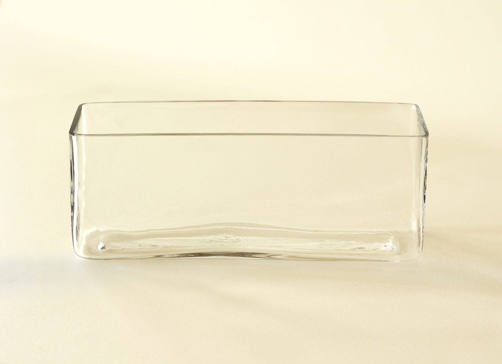 30cm Glass Rectangular Vases Large photo 2