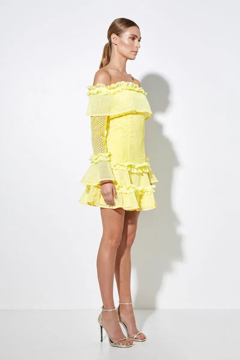 Mossman The Mood Swing Dress Yellow Size 6 photo 4