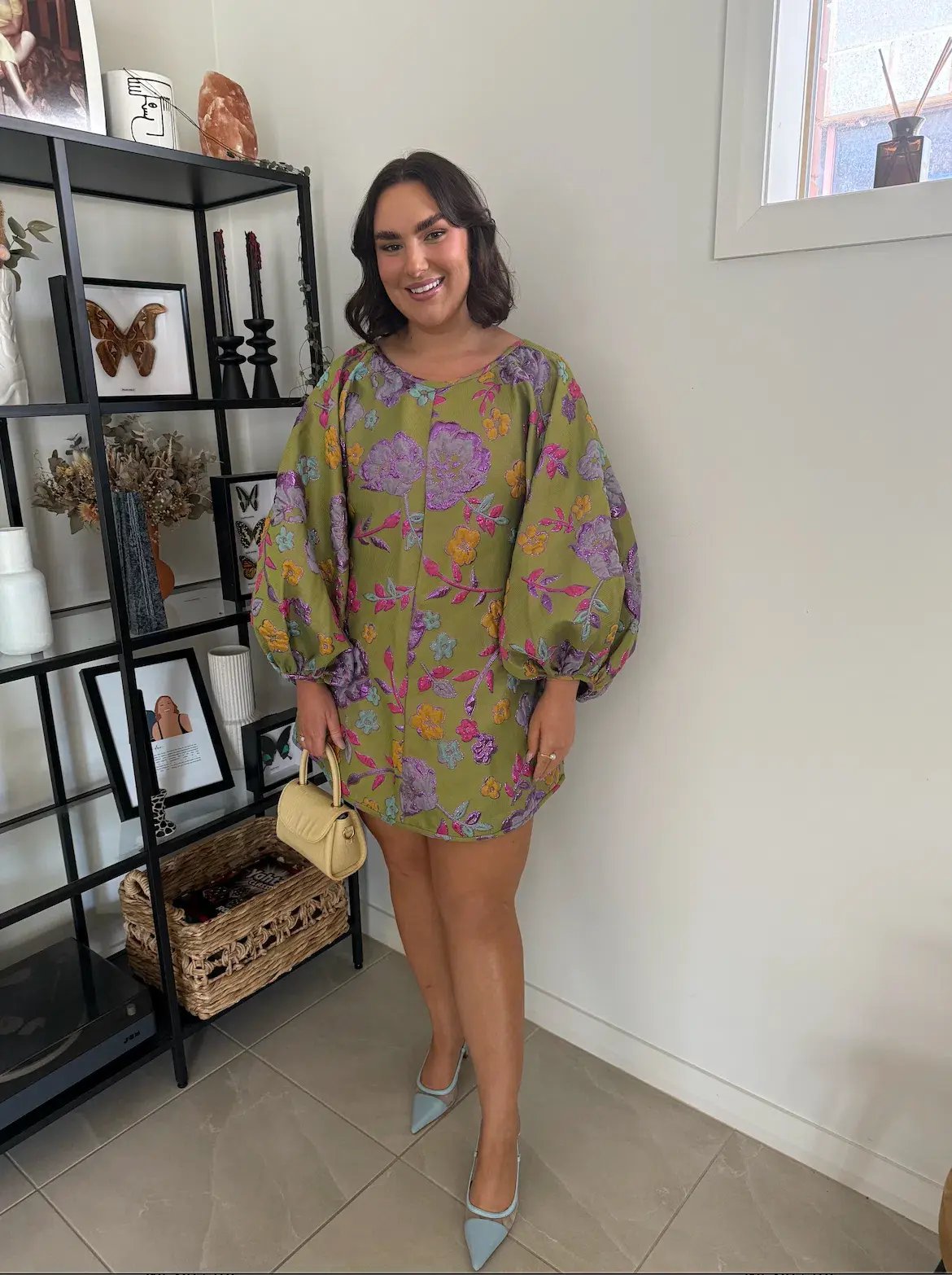 Arianne Elmy Good Luck Dress Retro Green Size M /Au 10 photo 5