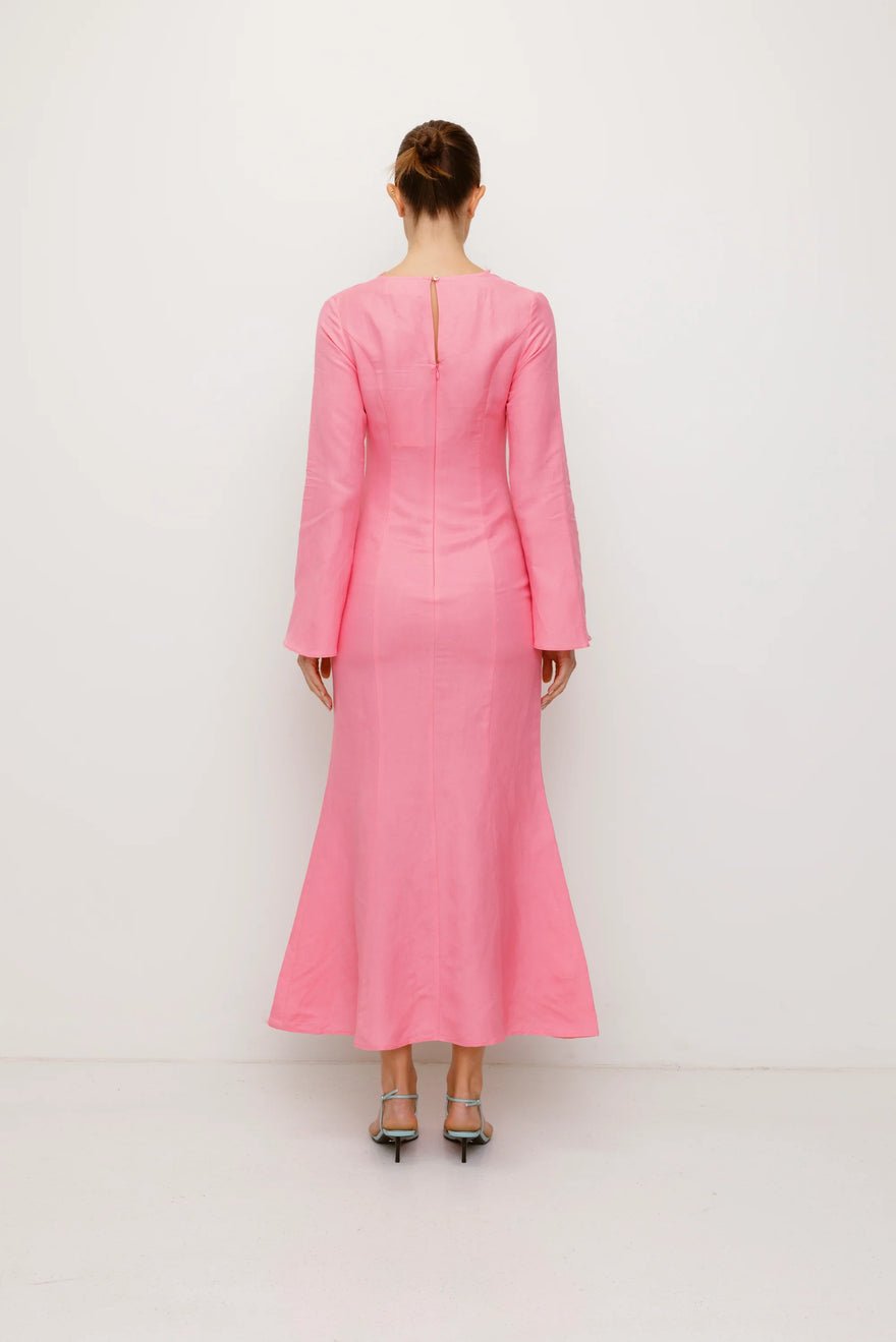 The Wolf Gang Zabelle Maxi Dress - Candy Pink photo 2