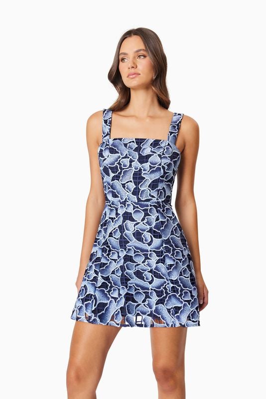 ELLIATT MILA PARTY DRESS - NAVY MULTI photo 3