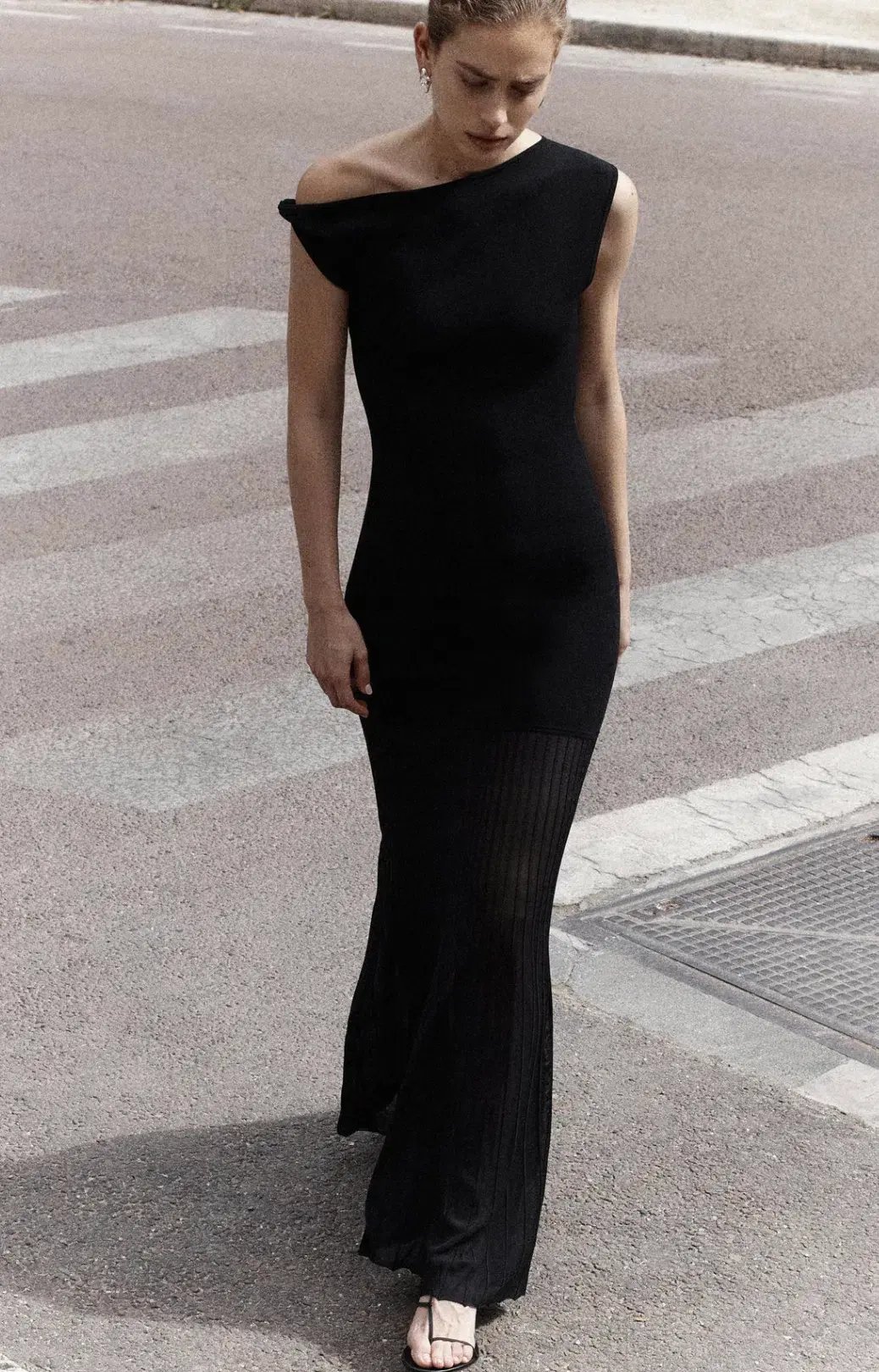Sir the Label Indigo Twist Dress Black Size 12 photo 4