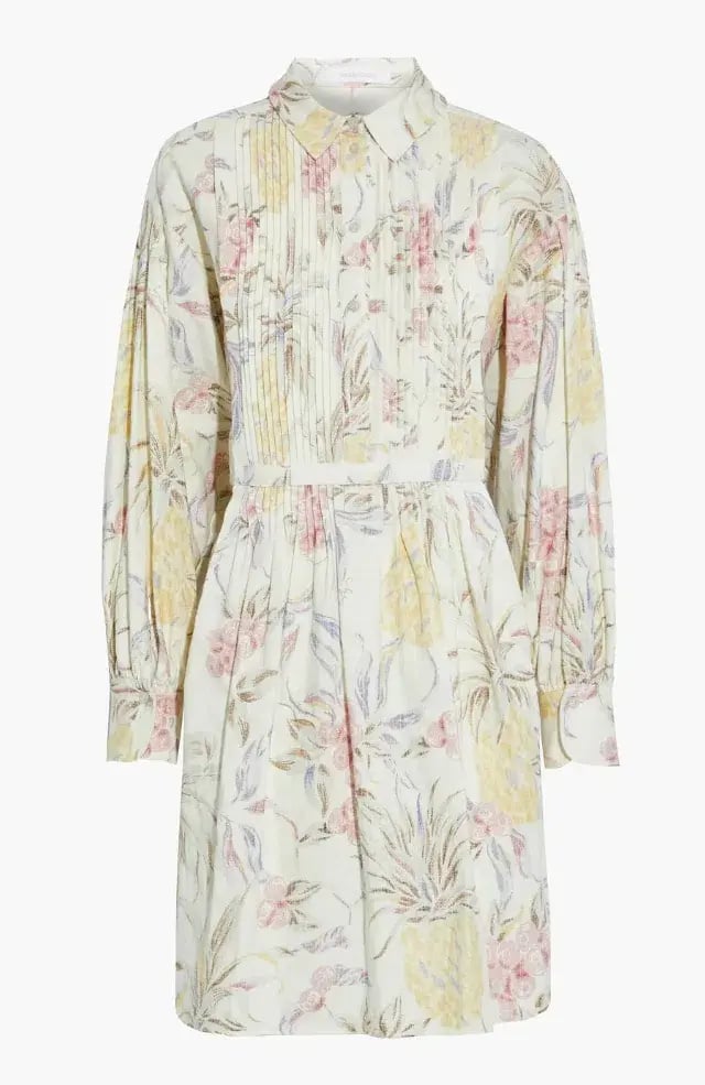 See by Chloe Pleated Dress Floral Size 40 /AU 16 photo 4