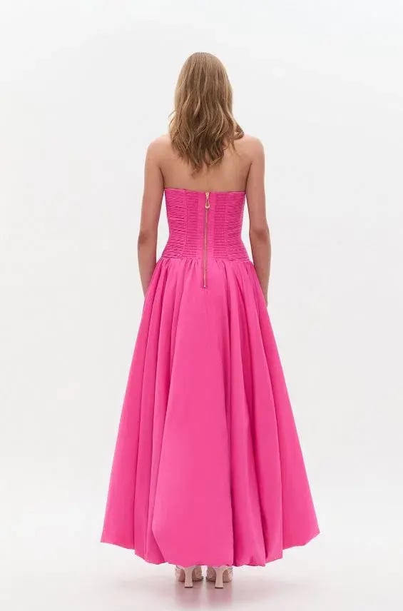 Aje Estelle Gown Maxi Cerise Pink Size AU 10 photo 4