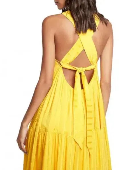 Sass & Bide State of Sound Dress Yellow Size XS / Au 8 photo 3