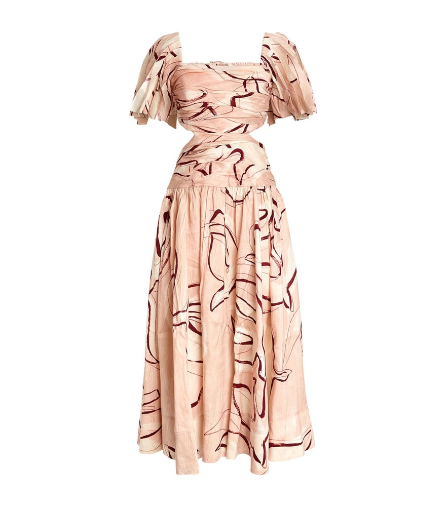 Aje Marianne Midi Dress - Whimsical Dove photo 3