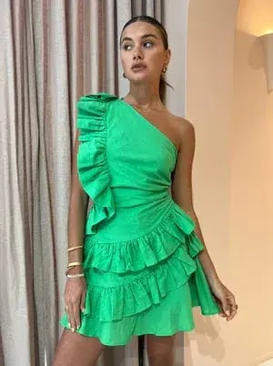 By Nicola Adrift Dress Green Size AU 8 photo 2