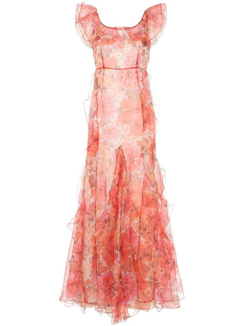 Alice McCall Flora Gown Scarlet Size AU 6 photo 4