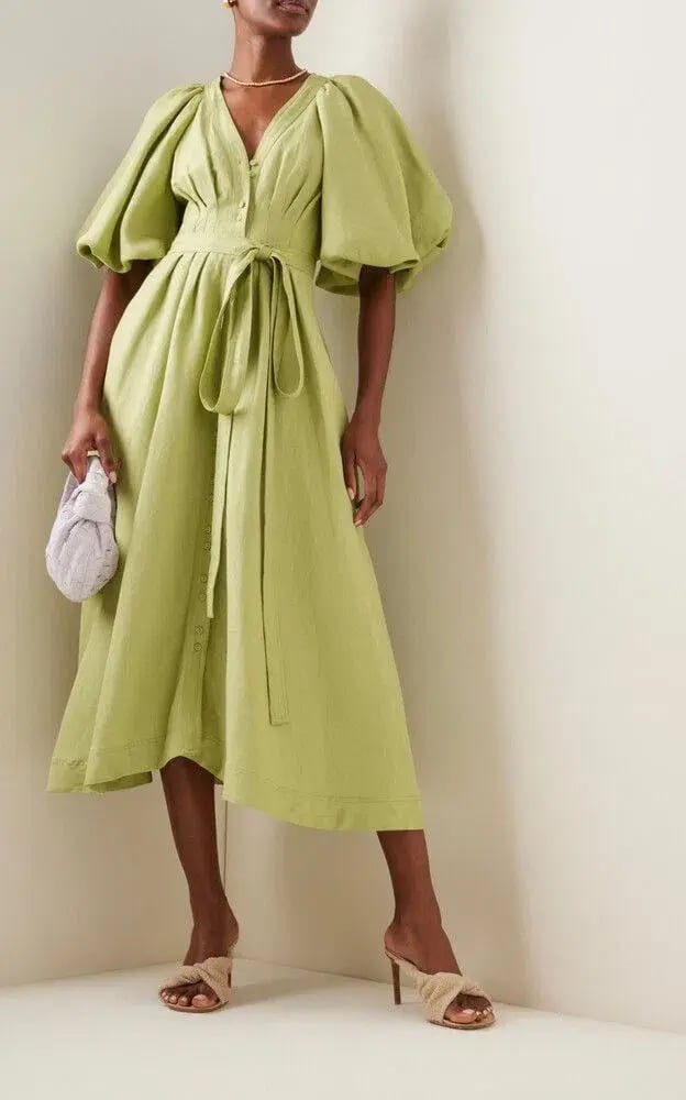 Natalie Rolt Fabienne Gown Citron Size 0/AU 6 photo 9