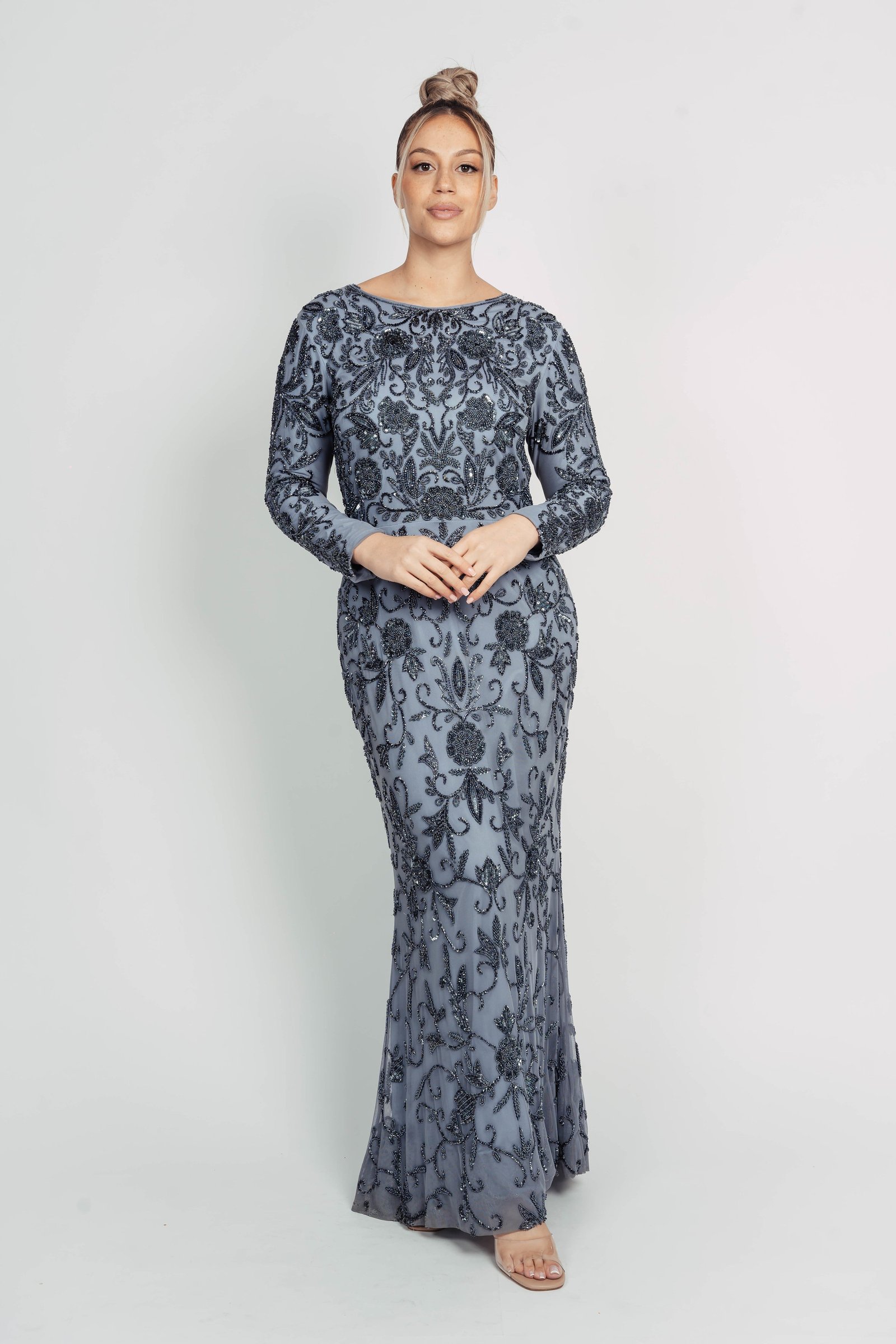 ADELLA MAXI BY MY SECRET WARDROBE GREY photo 4
