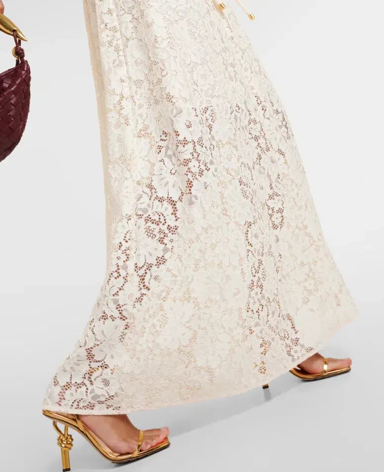 Zimmermann Matchmaker Lace Sheath Dress Cream Size 2/AU 12 photo 3