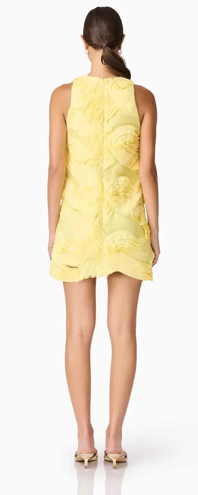 Elliatt Yellow Mini Dress Size 6 photo 2