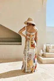 Zaco Capricci Dress Multi Size M/Au 10 photo 2