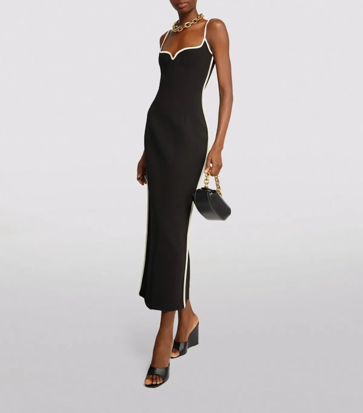 Paris Georgia Heart Dress Black Size S photo 4
