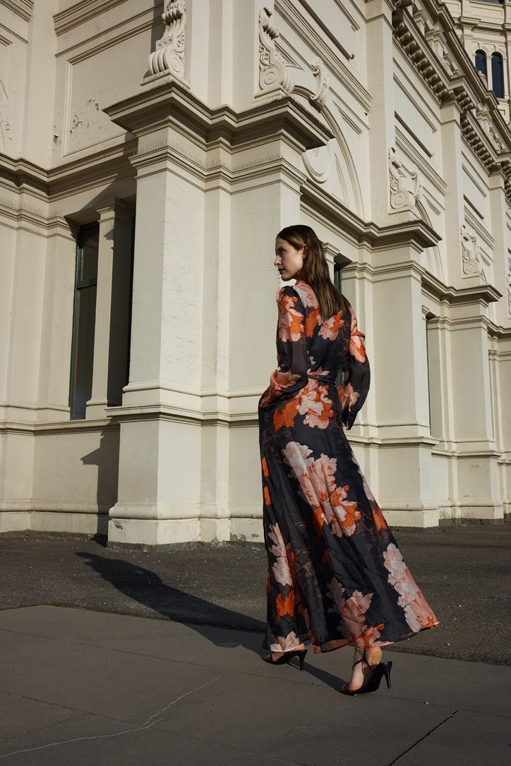 Sofia Irina Isabella Dress - Autumn Print photo 3
