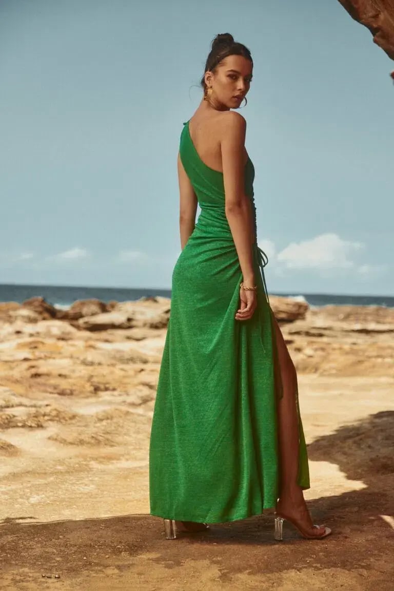 Sonya Moda Nour Maxi Forest Green Size 10 photo 3