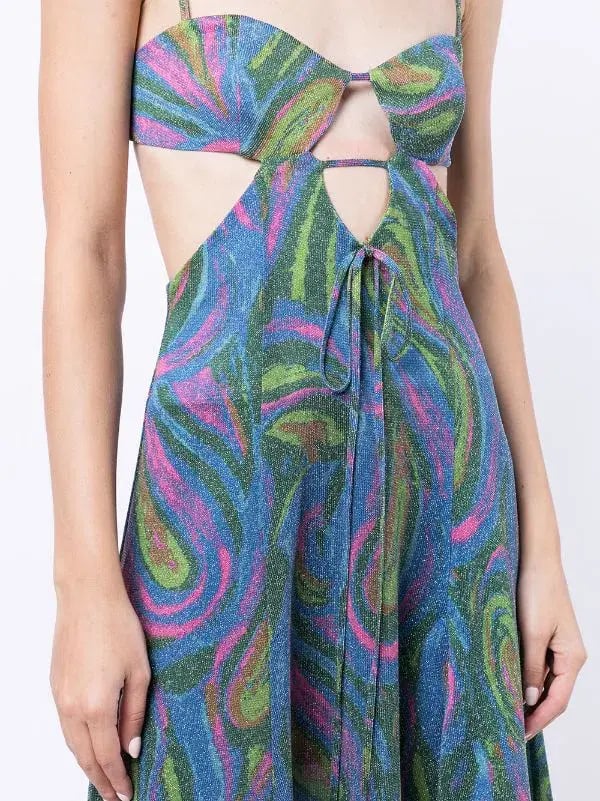 Alice McCall Swan Lake Midi Dress Clover Size 8 photo 5