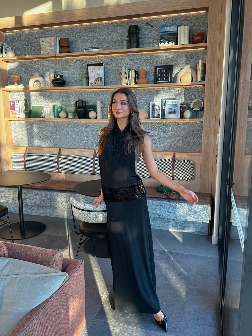 Ance Gria Adele Gown - Black photo 2