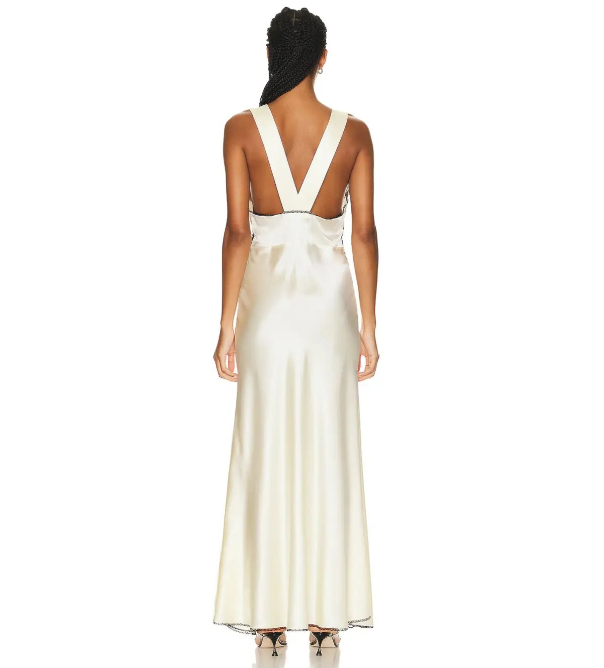 Sir The Label Aries Cut Out Gown – Cream, Size 8 photo 3