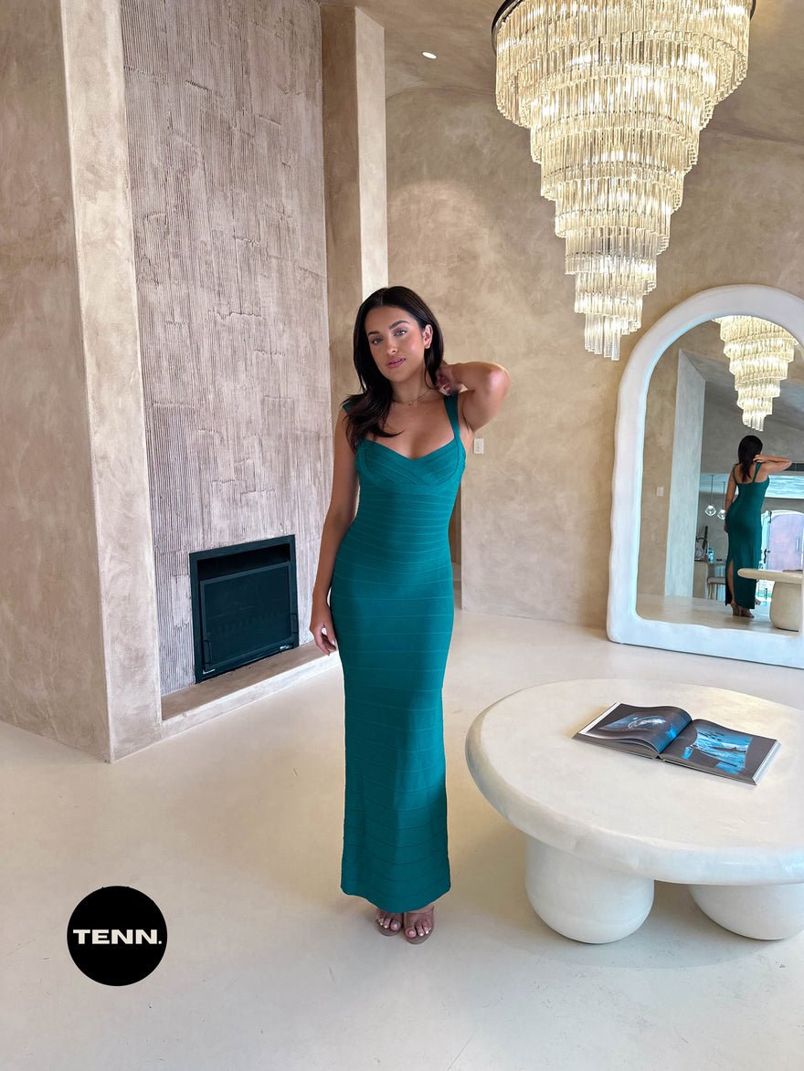Hervé Léger Bandage Gown - Emerald photo 3