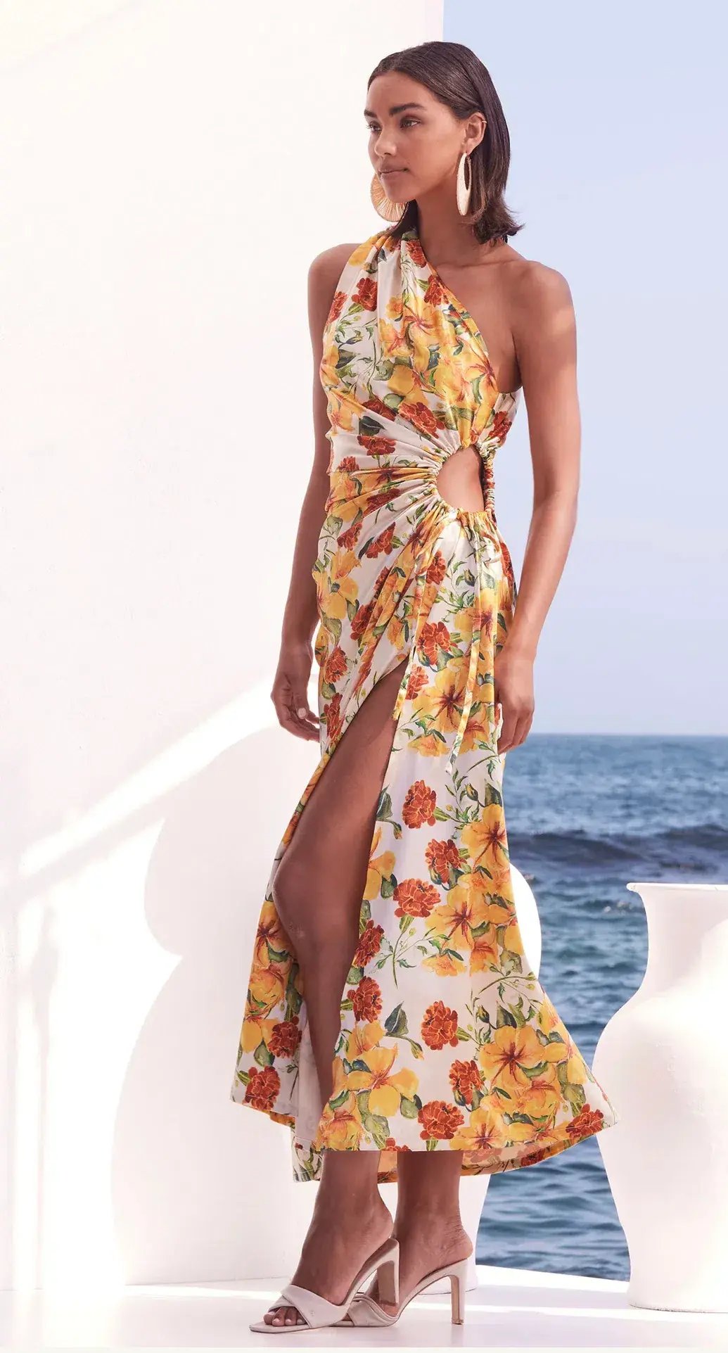 Sonya Moda Nour Maxi Dress Print Size 8 photo 3