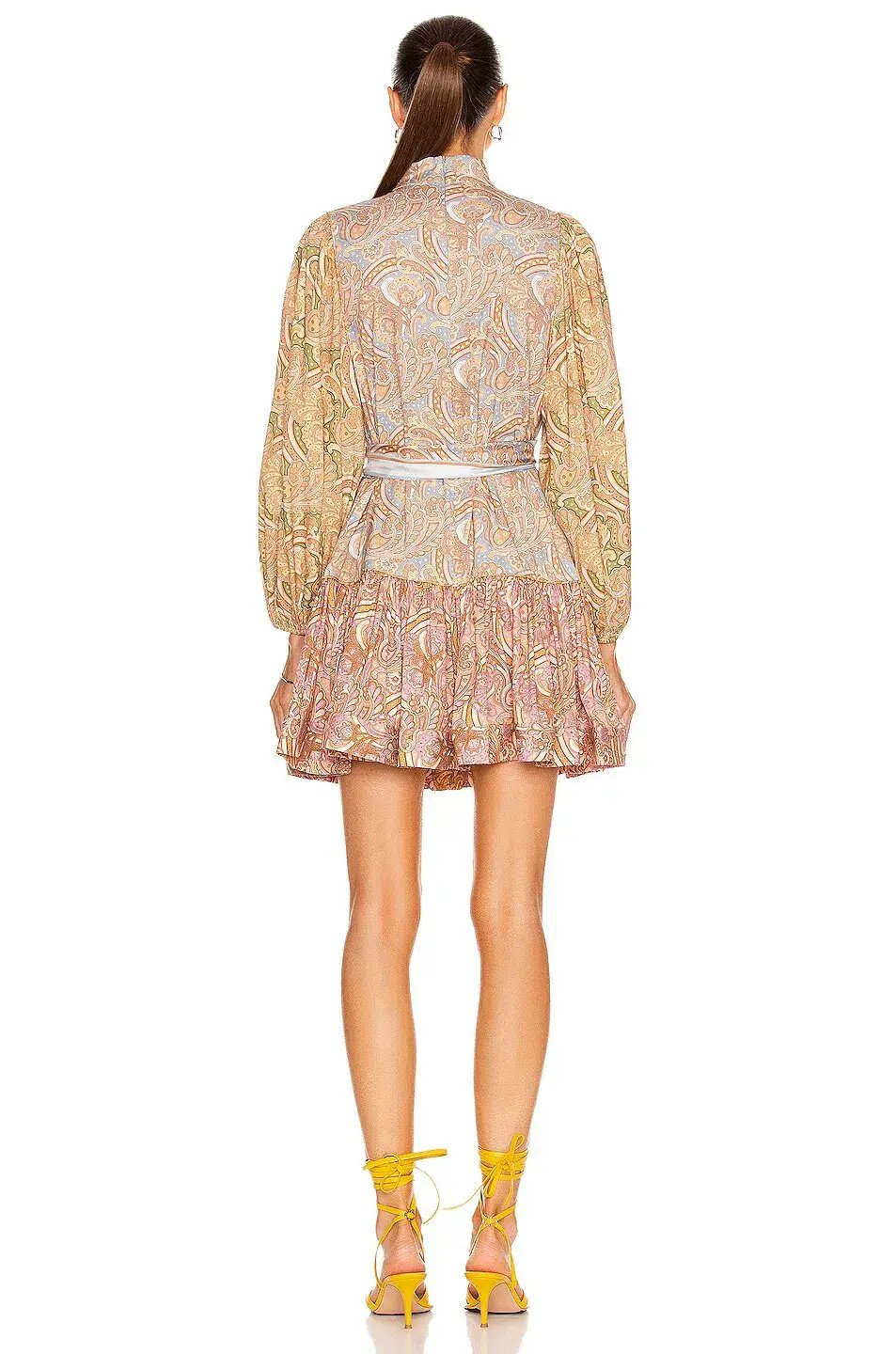 Zimmermann Tempo Silk Mini Dress Print Size 0/Au 8 photo 2