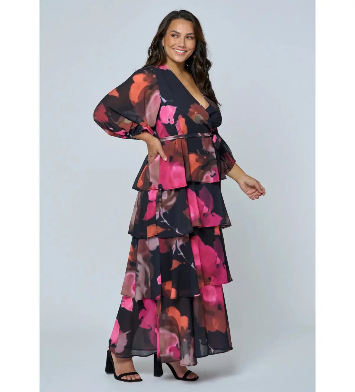 Curve Project Temptress Dress in Pink Dusk Size 22 photo 2