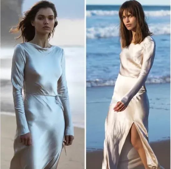 Bec & Bridge Moon Dance Long Sleeve Cowl Dress Sand Size 12 photo 7