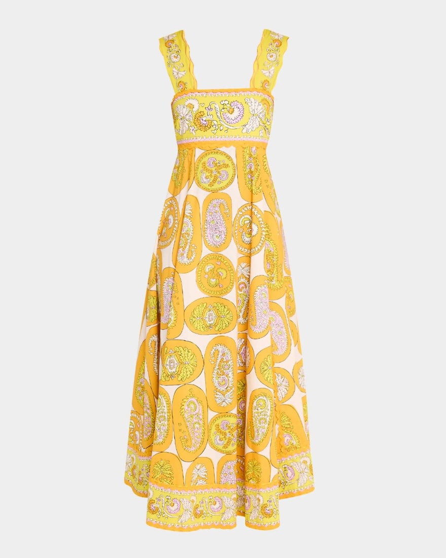 Alemais Diana Summer Dress in Yellow photo 3