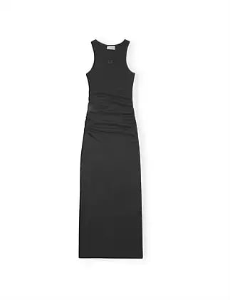 Ganni Soft Cotton Rib Tank Top Maxi Dress Size 8/S photo 6