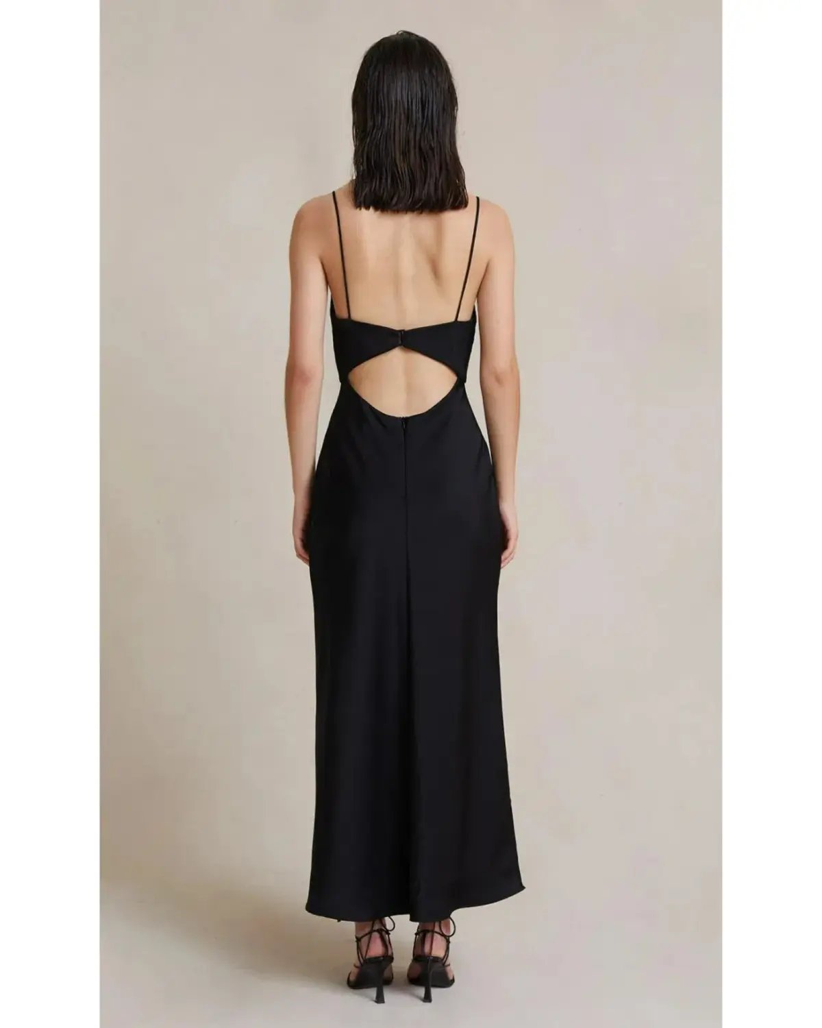 Bec & Bridge Valerie Midi Dress Black Size AU 8 photo 3
