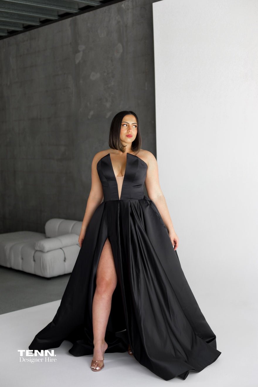 Lia Stublla Vienna Gown - Black photo 4
