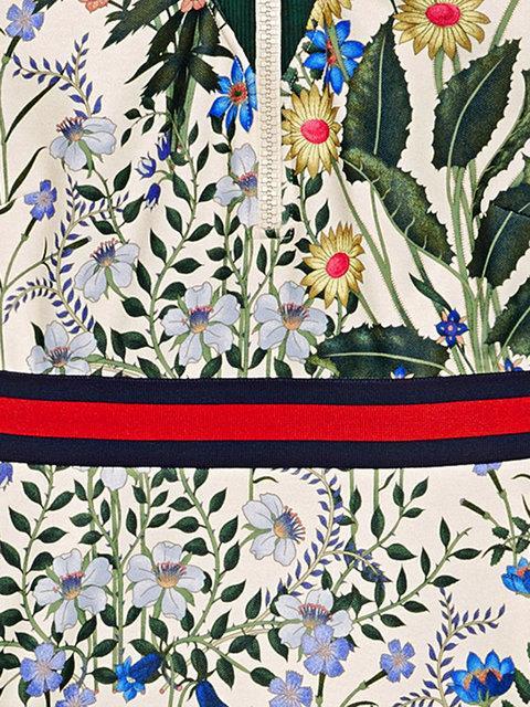 Gucci Floral Jersey Dress Print Size 10 photo 5