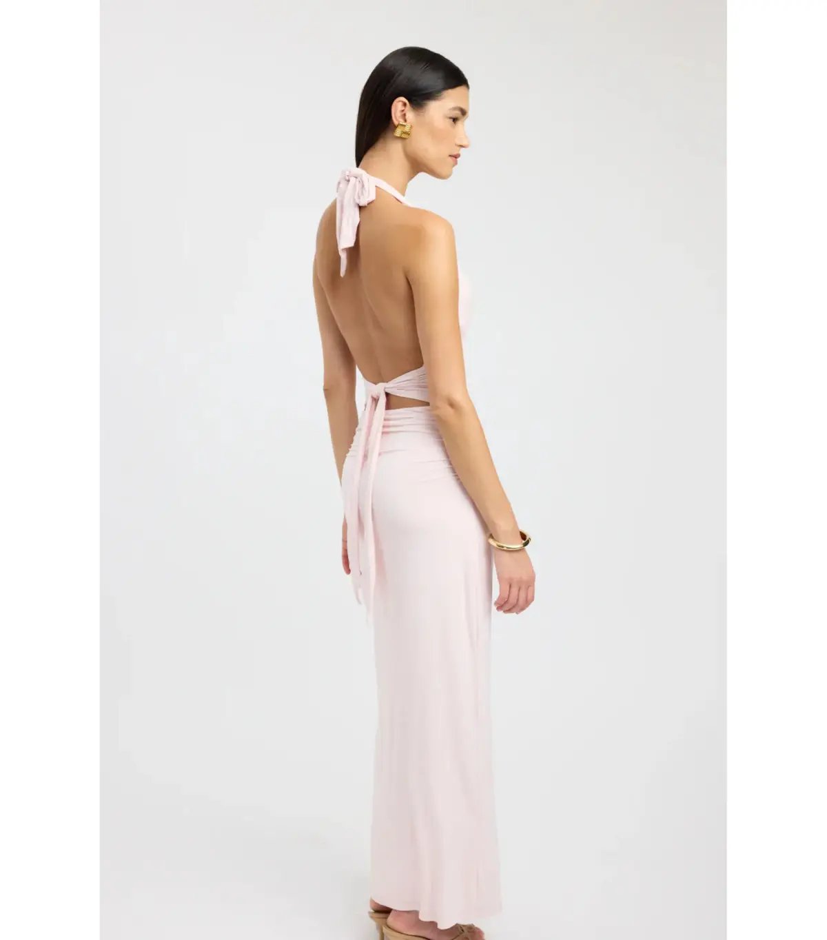 Kookai Leni Maxi Dress in Heavenly Pink Size AU 10 photo 3