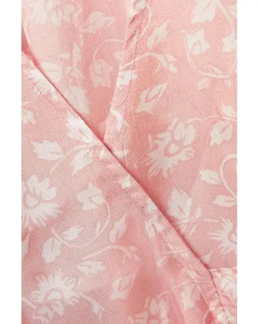 Hannah Artwear Luna Silk Wrap Maxi Dress Floral One Size photo 4