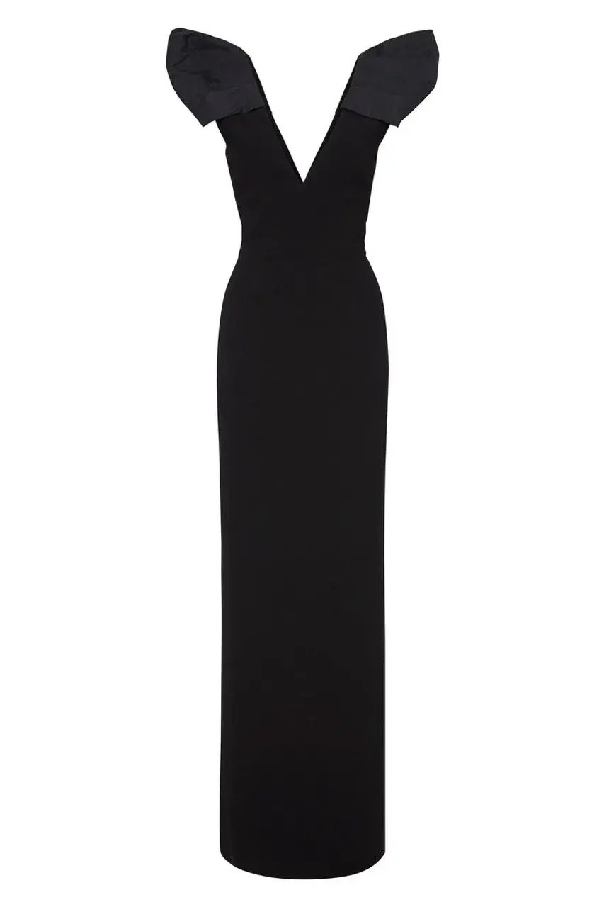 Rebecca Vallance Katie Gown Black Size 10 photo 4