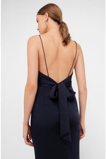 Sheike Amazed Maxi Dress Navy Blue Size 6 photo 2
