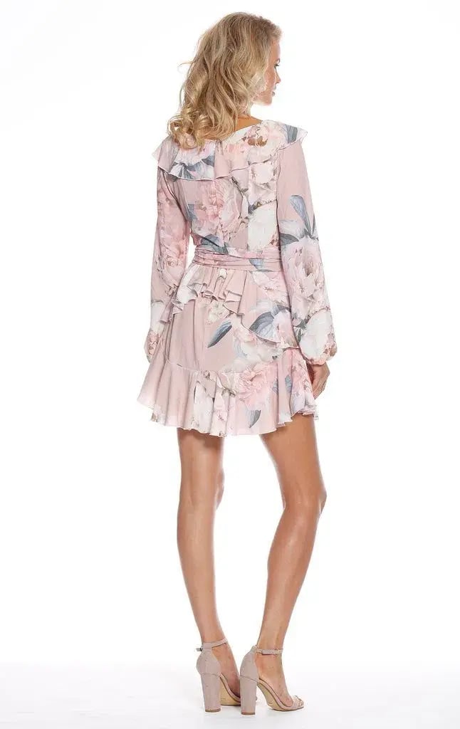 Pasduchas Clementine Flip Mini Dress Floral Size 10 photo 2