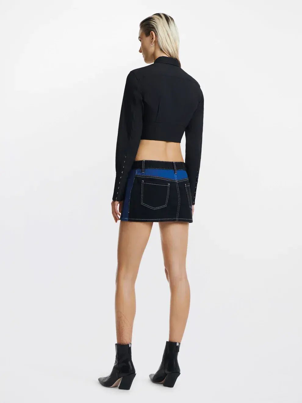 Dion Lee Undercorset Shirt Black Size 8 photo 3