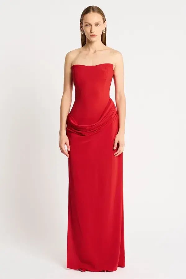 Sass & Bide Kahlo Maxi Dress Red Size S / AU 8 photo 4